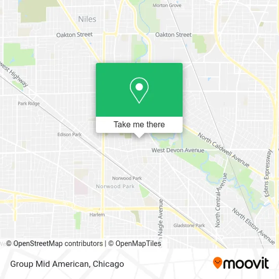 Group Mid American map