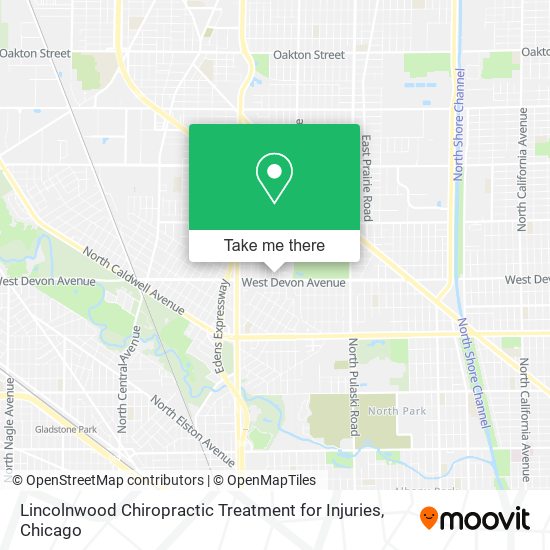 Mapa de Lincolnwood Chiropractic Treatment for Injuries