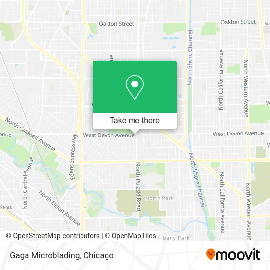 Gaga Microblading map