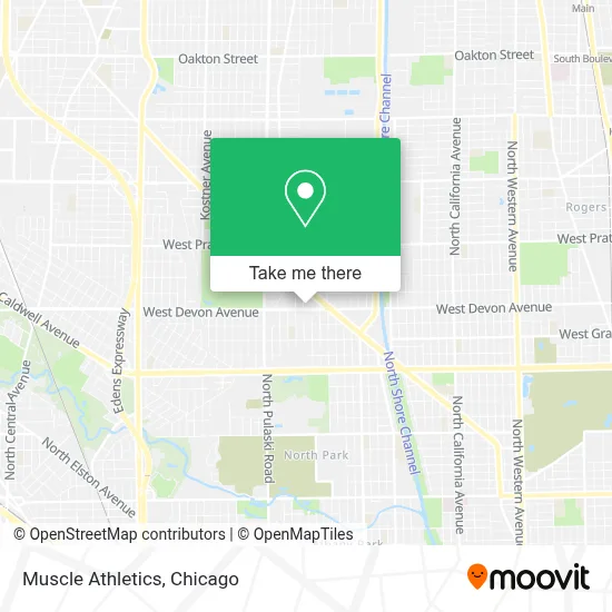 Muscle Athletics map