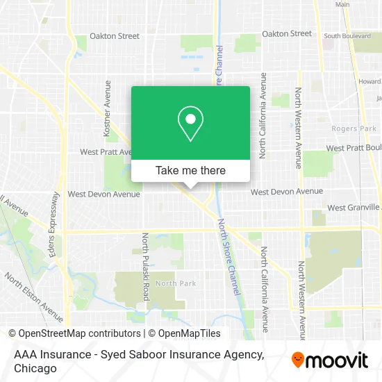 AAA Insurance - Syed Saboor Insurance Agency map