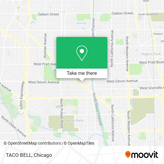 Mapa de TACO BELL