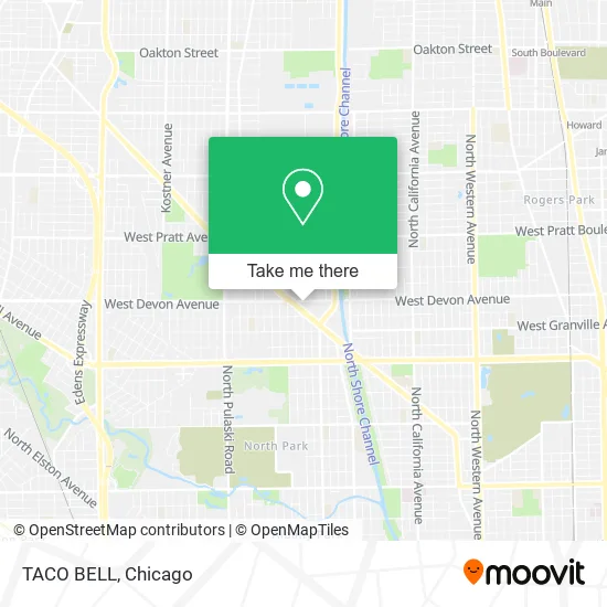 Mapa de TACO BELL