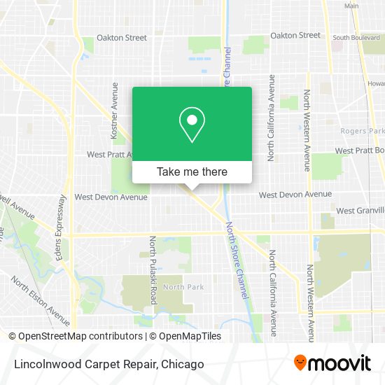 Lincolnwood Carpet Repair map