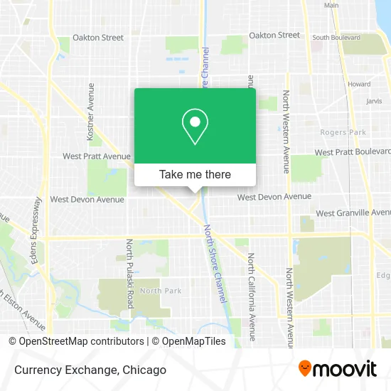 Currency Exchange map