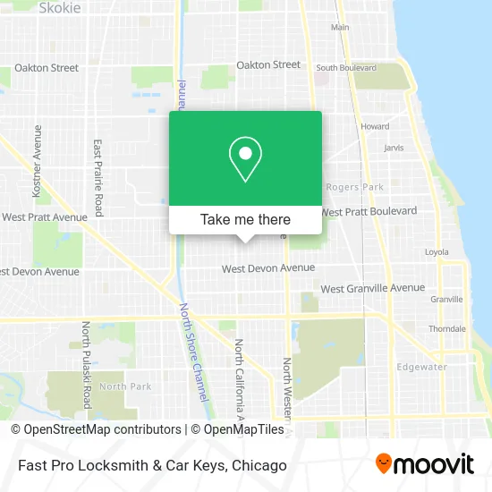 Fast Pro Locksmith & Car Keys map