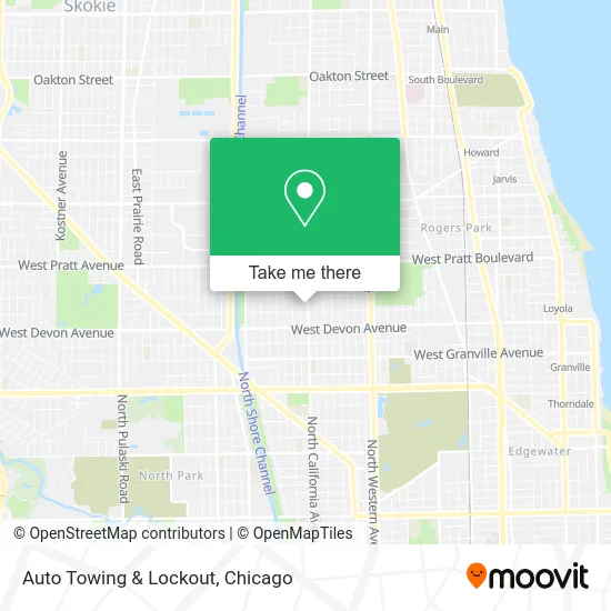 Auto Towing & Lockout map