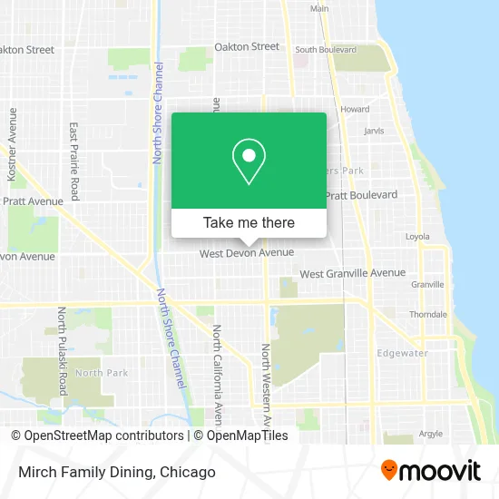 Mirch Family Dining map