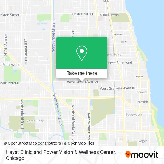 Hayat Clinic and Power Vision & Wellness Center map