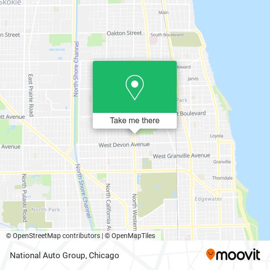 Mapa de National Auto Group