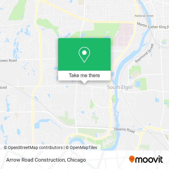 Arrow Road Construction map
