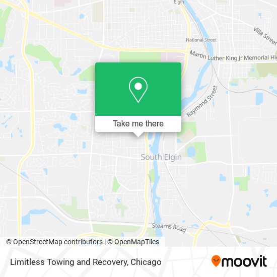 Limitless Towing and Recovery map