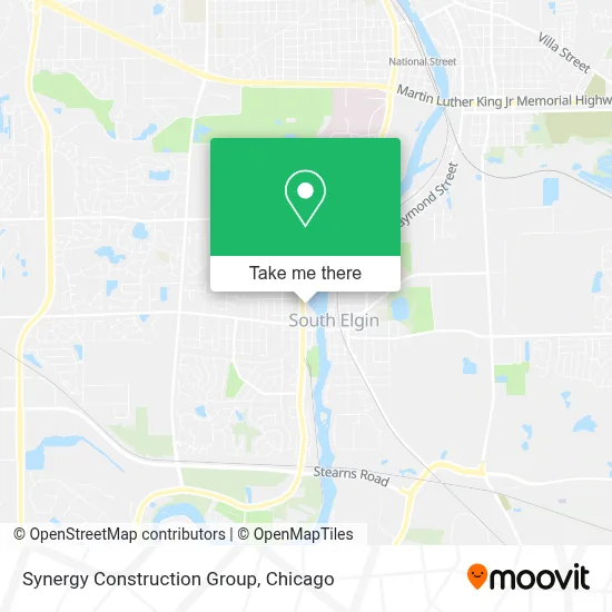 Synergy Construction Group map