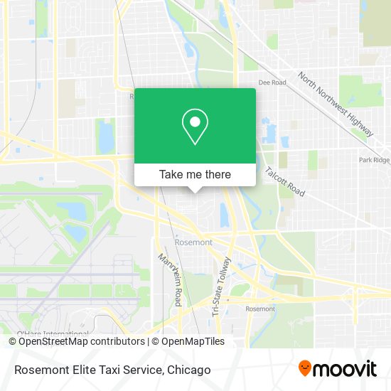 Rosemont Elite Taxi Service map