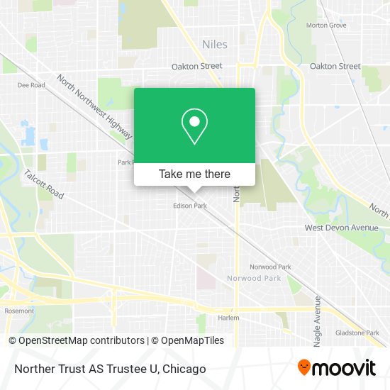 Norther Trust AS Trustee U map