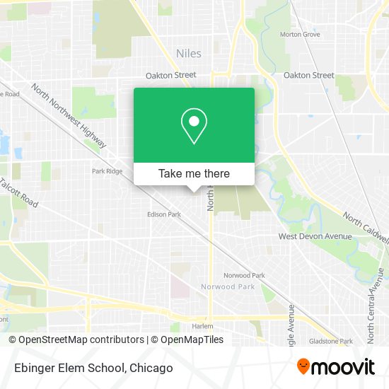 Mapa de Ebinger Elem School