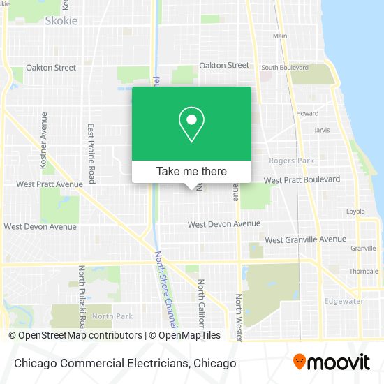 Mapa de Chicago Commercial Electricians