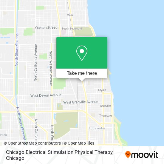 Mapa de Chicago Electrical Stimulation Physical Therapy