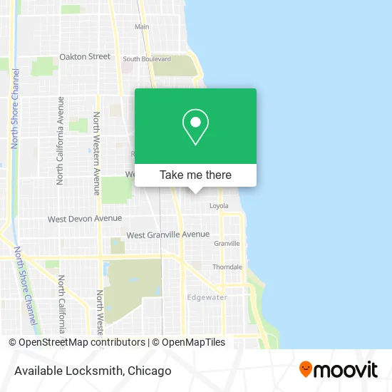 Available Locksmith map