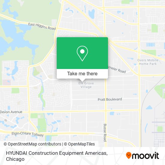 HYUNDAI Construction Equipment Americas map