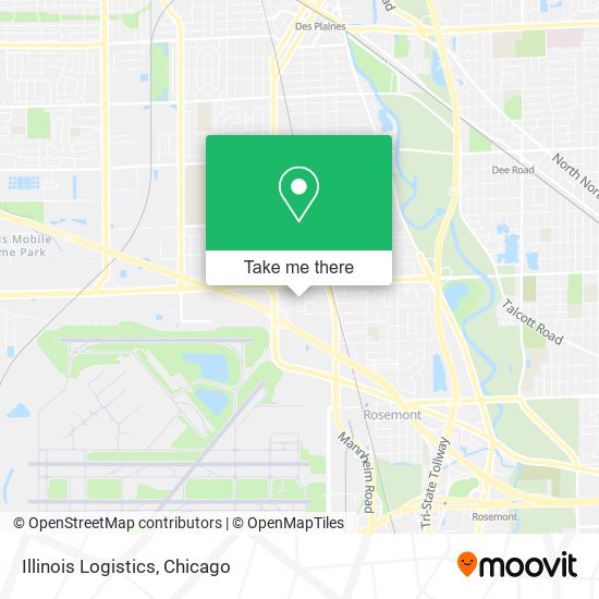 Mapa de Illinois Logistics