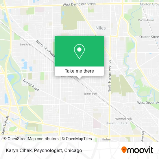 Karyn Cihak, Psychologist map