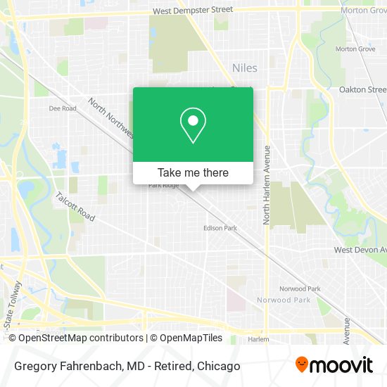 Mapa de Gregory Fahrenbach, MD - Retired