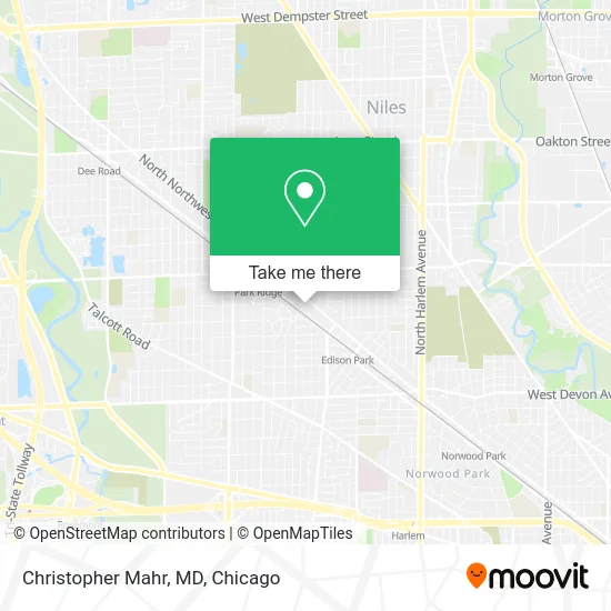 Christopher Mahr, MD map