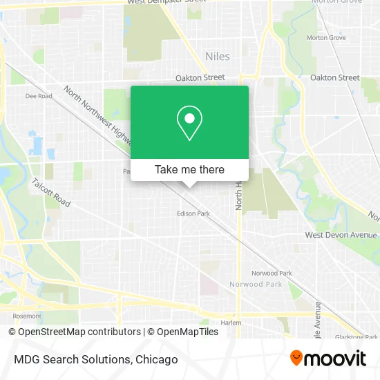 MDG Search Solutions map