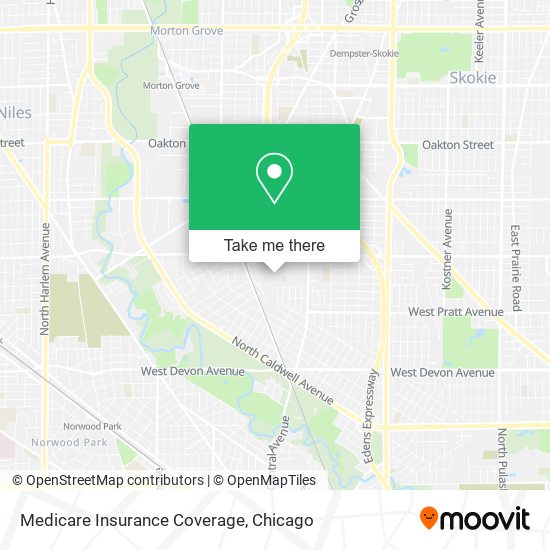 Mapa de Medicare Insurance Coverage