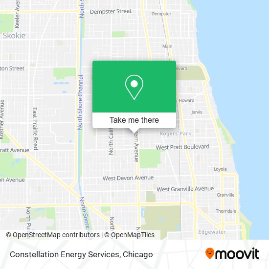 Constellation Energy Services map