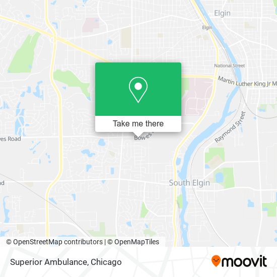 Mapa de Superior Ambulance
