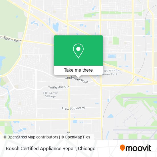 Bosch Certified Appliance Repair map