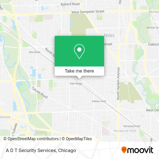 A D T Security Services map