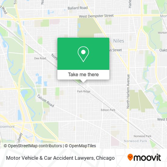 Mapa de Motor Vehicle & Car Accident Lawyers