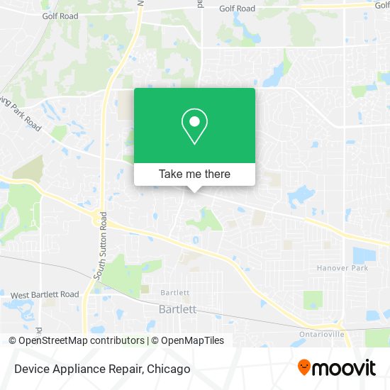 Mapa de Device Appliance Repair
