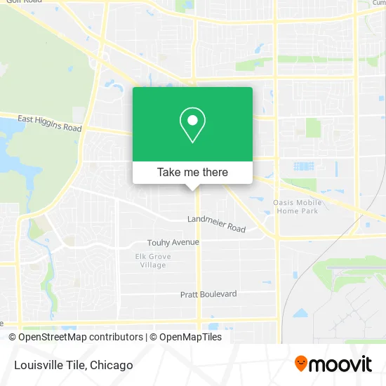 Louisville Tile map