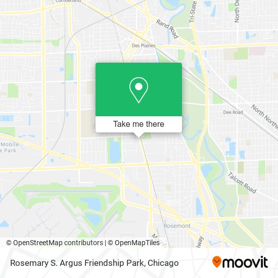 Rosemary S. Argus Friendship Park map