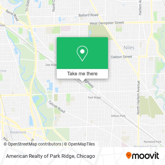 American Realty of Park Ridge map