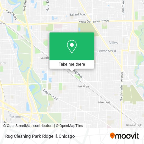 Rug Cleaning Park Ridge Il map
