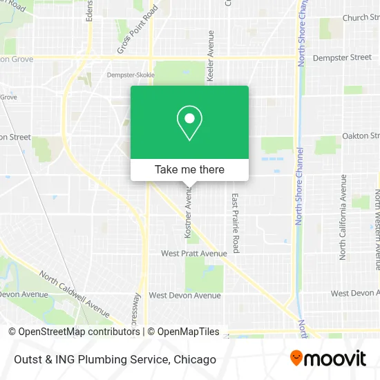 Outst & ING Plumbing Service map