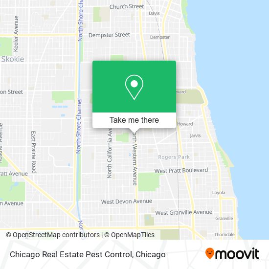 Mapa de Chicago Real Estate Pest Control