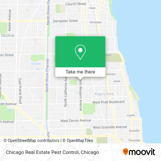 Chicago Real Estate Pest Control map