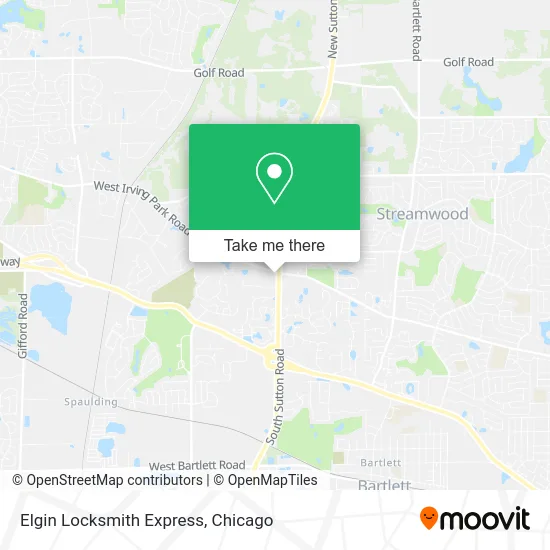 Elgin Locksmith Express map