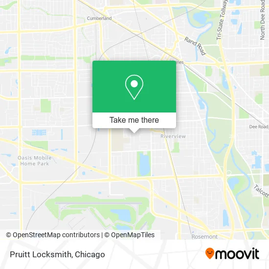 Mapa de Pruitt Locksmith