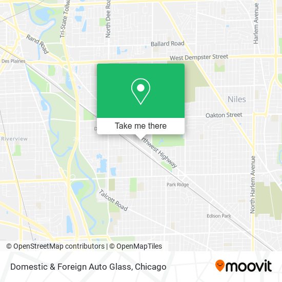 Mapa de Domestic & Foreign Auto Glass