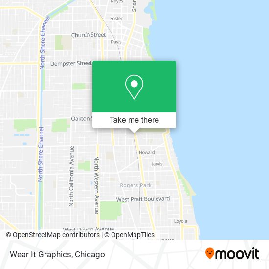 Mapa de Wear It Graphics