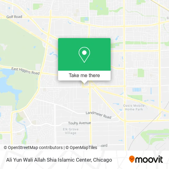Mapa de Ali Yun Wali Allah Shia Islamic Center