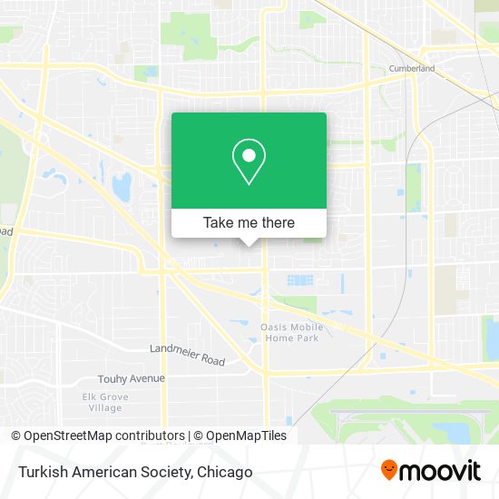 Turkish American Society map