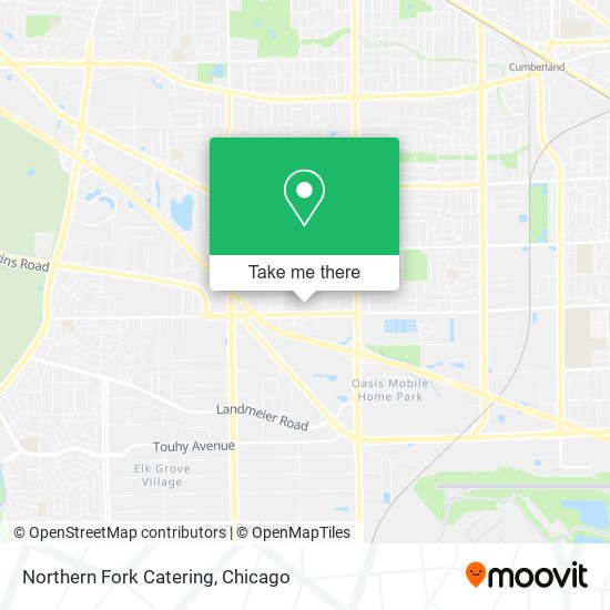Northern Fork Catering map